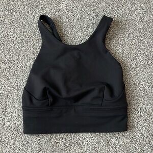 Preowned Lululemon Wunder Train long line High- Neck Racerback sports bra size 2